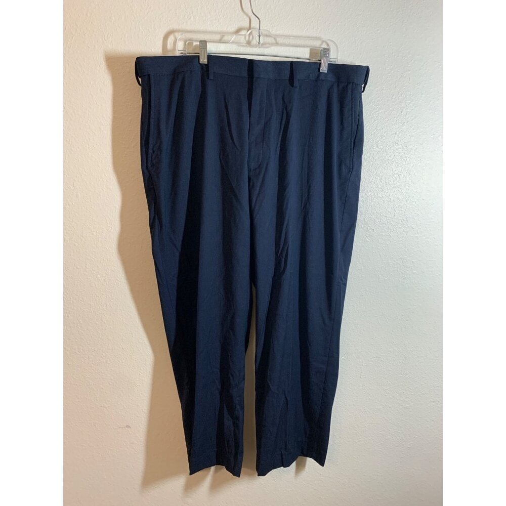 J.M. Haggar Classic Fit Dress Pants Mens Size 40x29 Dark Gray AC4